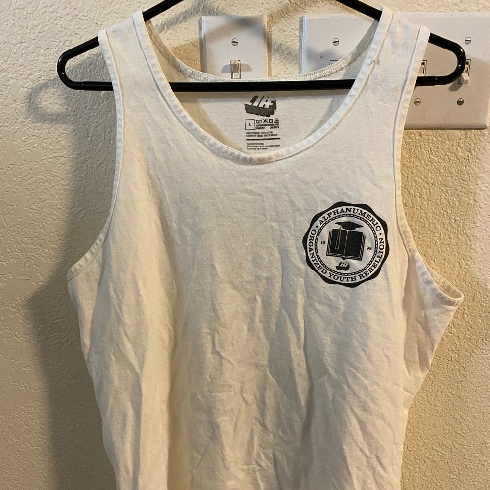 Alphanumeric Tank Top